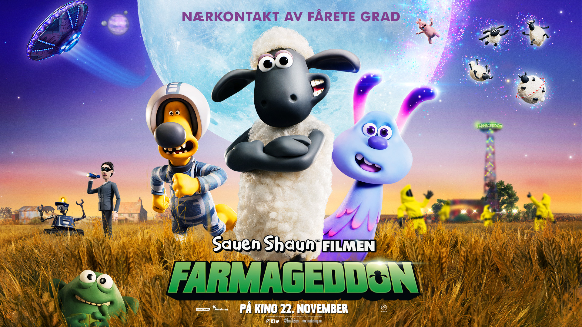 Sauen Shaun filmen: Farmageddon