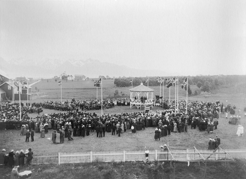 Jubileumsmarkering i Sortland for Risøyrenna 100 år