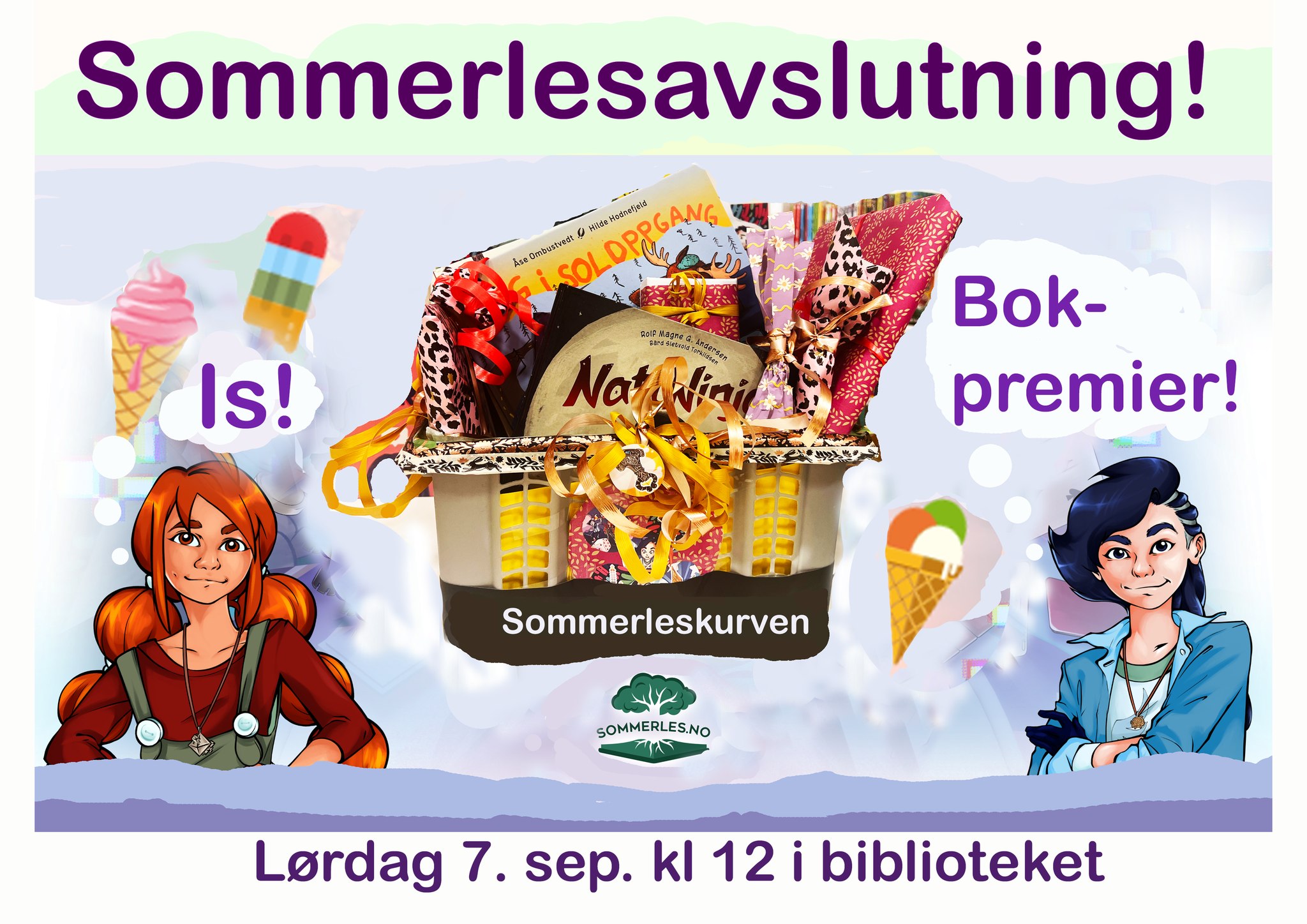 Sommerlesavslutning og isfest