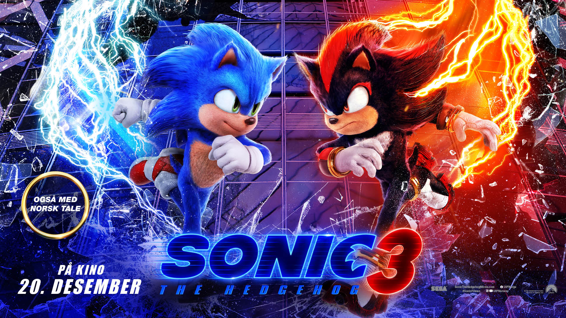 Sonic The Hedgehog 3 (norsk tale)