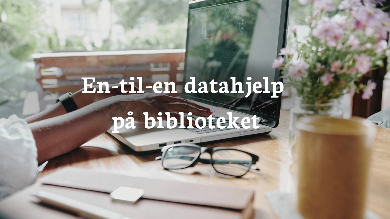 En-til-en datahjelp på biblioteket