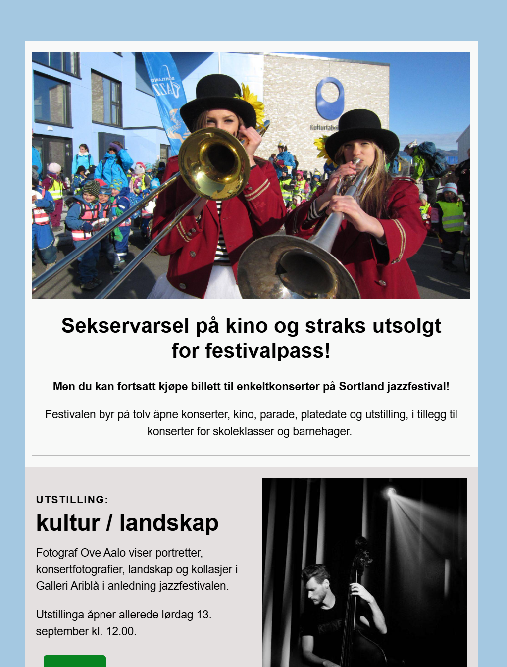 Kulturfabrikkens nyhetsbrev