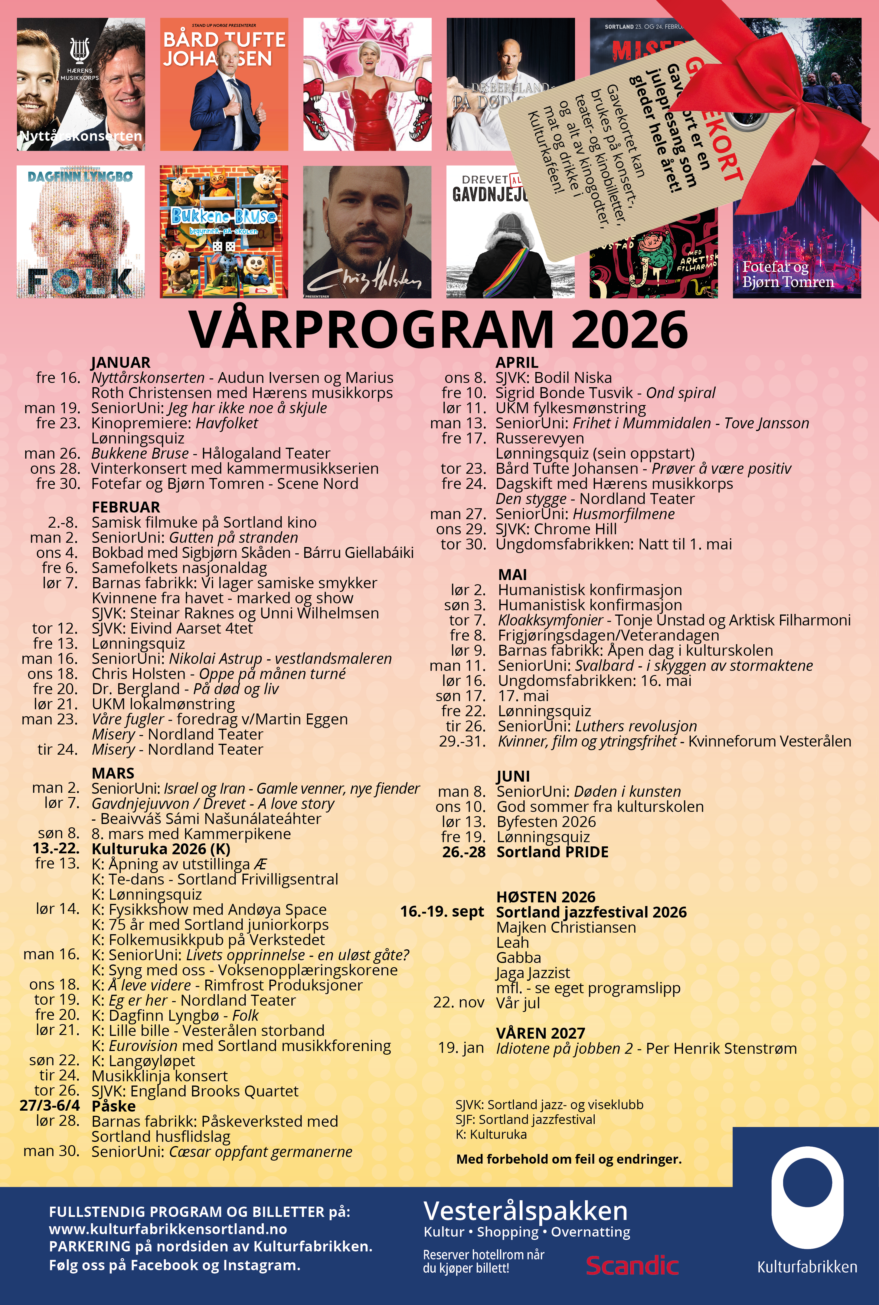 Kulturprogram vår 2026