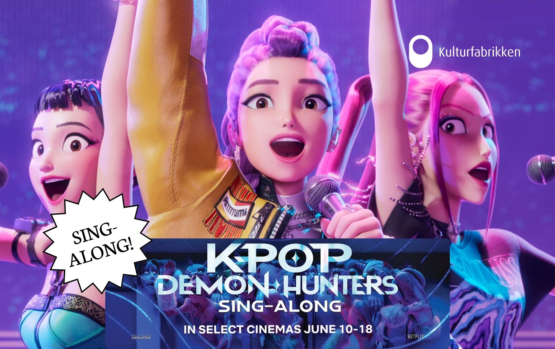 KPop Demon Hunters, Sing-along