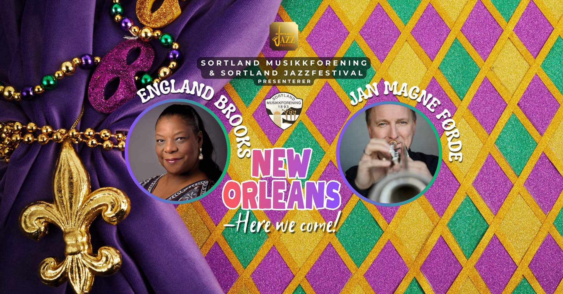 New Orleans - here we come! - England Brooks, Jan Magne Førde og Sortland musikkforening
