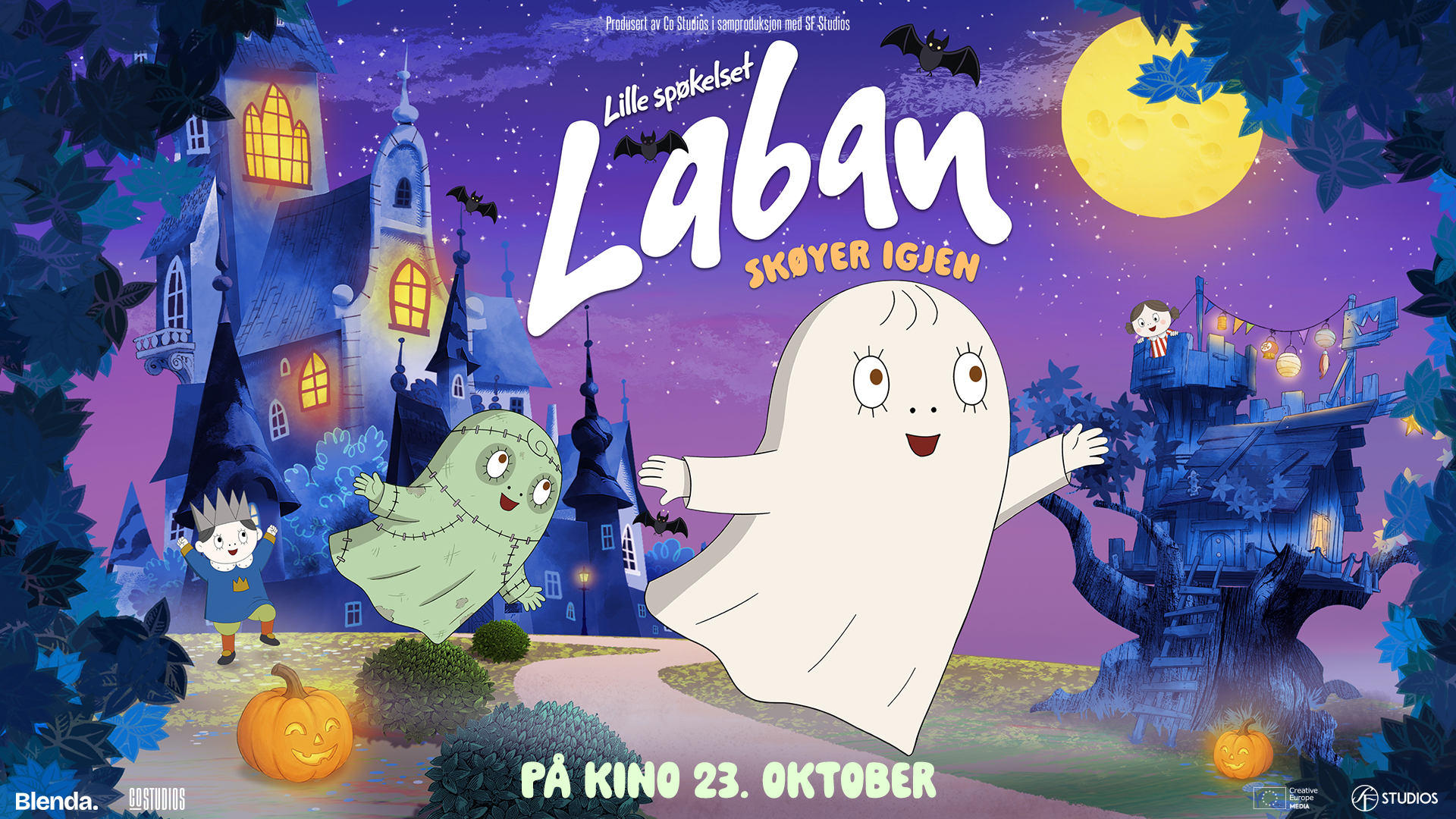 Lille spøkelset Laban skøyer igjen